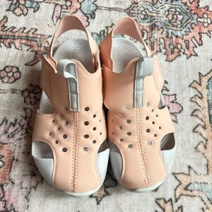 Nike Sunray Protect 2 Little Kids' Sandals Water Shoes Girls 12C Orange‎ Coral